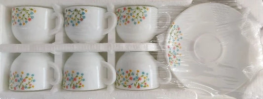 Am0340 Cello Costa Tea Set 12pcs Break Resistant Classic Simple Design Tea Set with Gift Box/Tea Cups for Tea Party