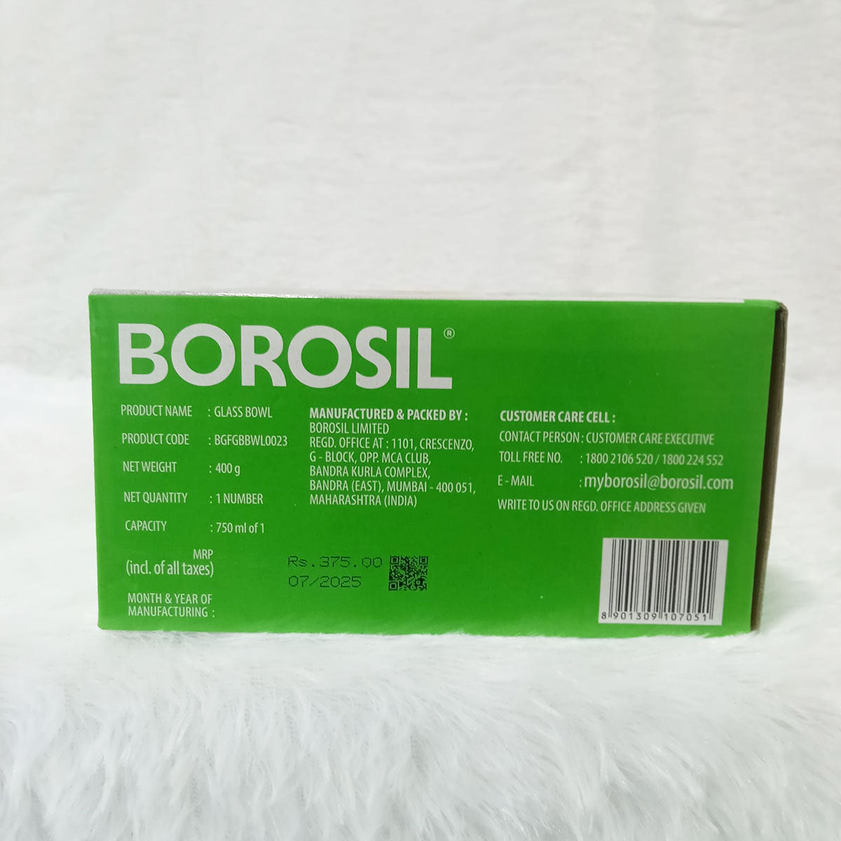 AM6205 Borosil Oven & Microwave Safe Glass Bowl - 750ml