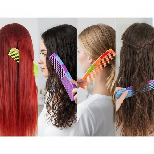 TM0009 Daimeijia Hair Styling Hair Comb - Mix Design (1pc)