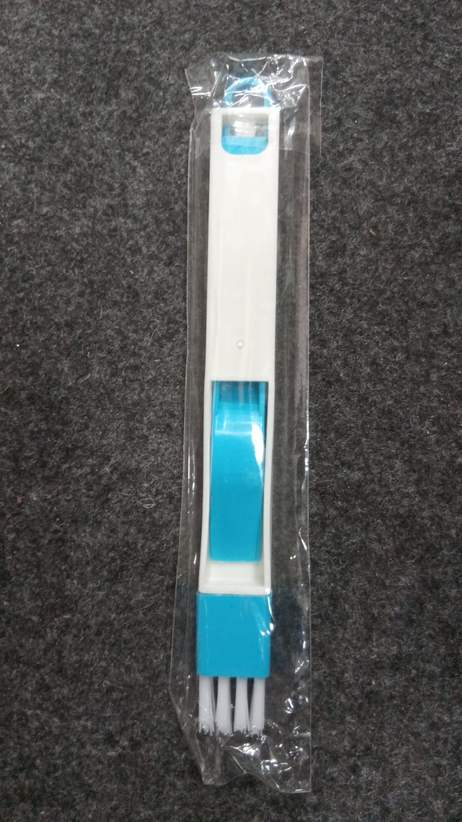 0850 2 in 1 Multipurpose Window Door Keyboard Groove Corner Cleaning Brush