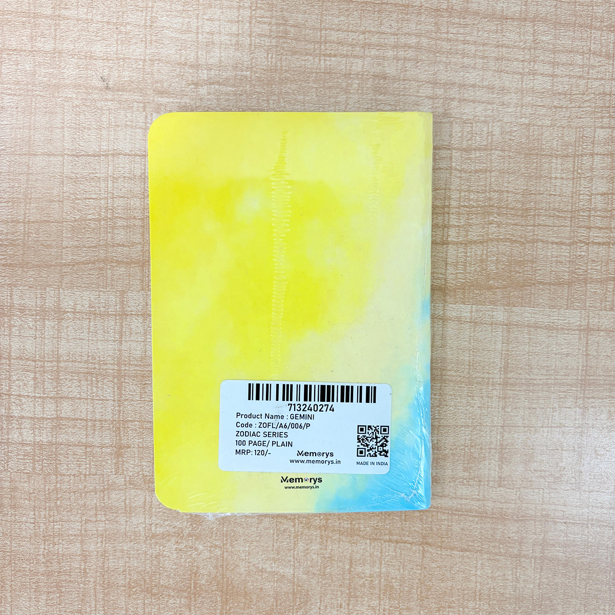 AM6653 Mix-Design Mini Zodiac A6 Notebook - 1pc