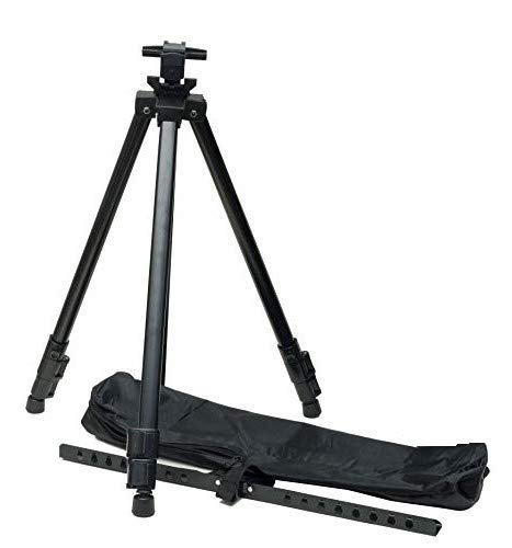 0328 Artists' Portable Lightweight Metal Display Easel with Free Weatherproof Carry Bag