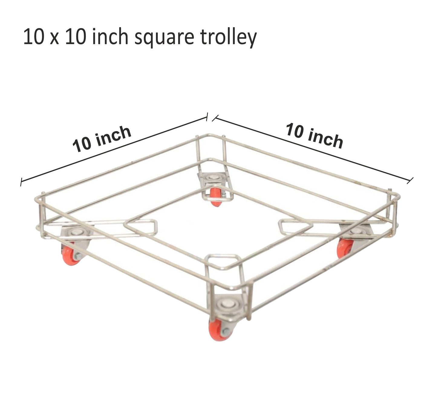 3021 High Grade Stainless Steel Oil Container Multi Purpose Trolley