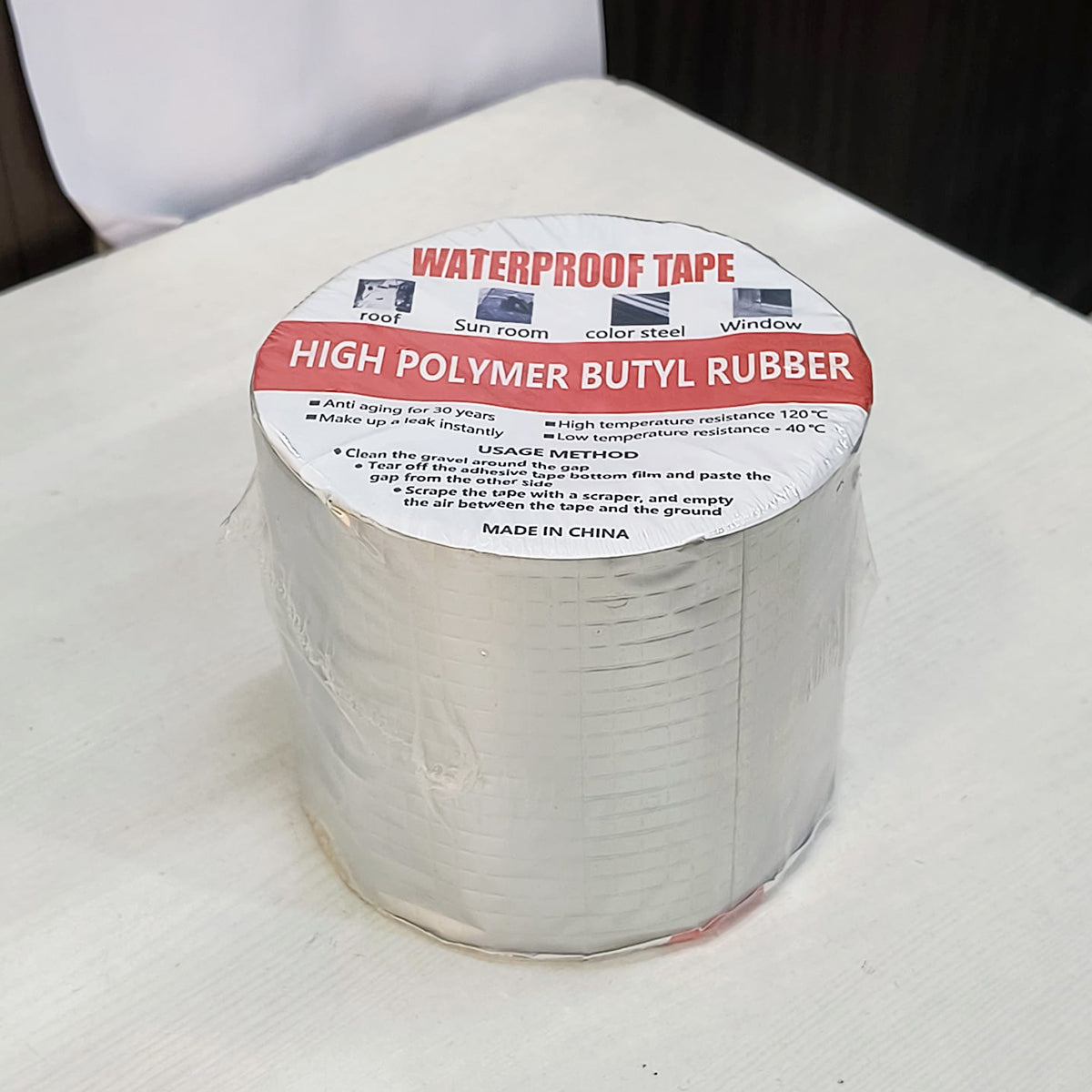 AM5582 Aluminium Self Adhesive Foil Tape (4 Inch X 5 MTR) 5 m Butyl Tape