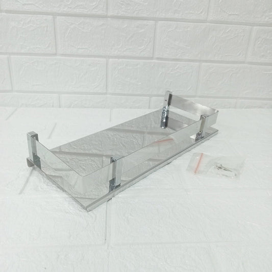 AM6058 Stainless Steel Bathroom Shelf (12x5 Inch) - Wall-Mounted Bath Accessories Holder