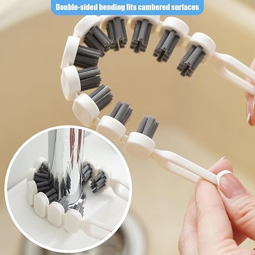 3094 Foldable Gap Cleaning Brush Flexible, Bendable pack of 1
