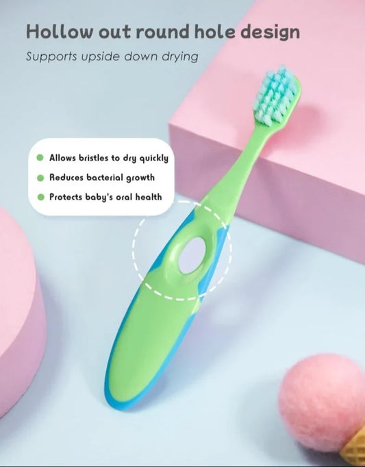 AM3445 FunFresh Toothbrush TB-1110-3FF Cute Soft Bristle Toothbrush 3Set