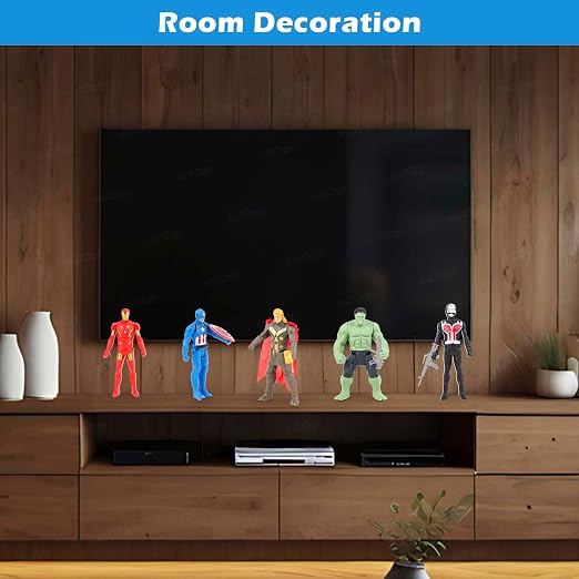 TM0231 Superhero Action Figures Toys with its Shields & Swords Pack of 5