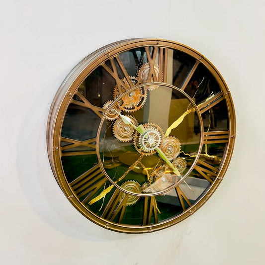 AM7043 Classic roman gear clock big