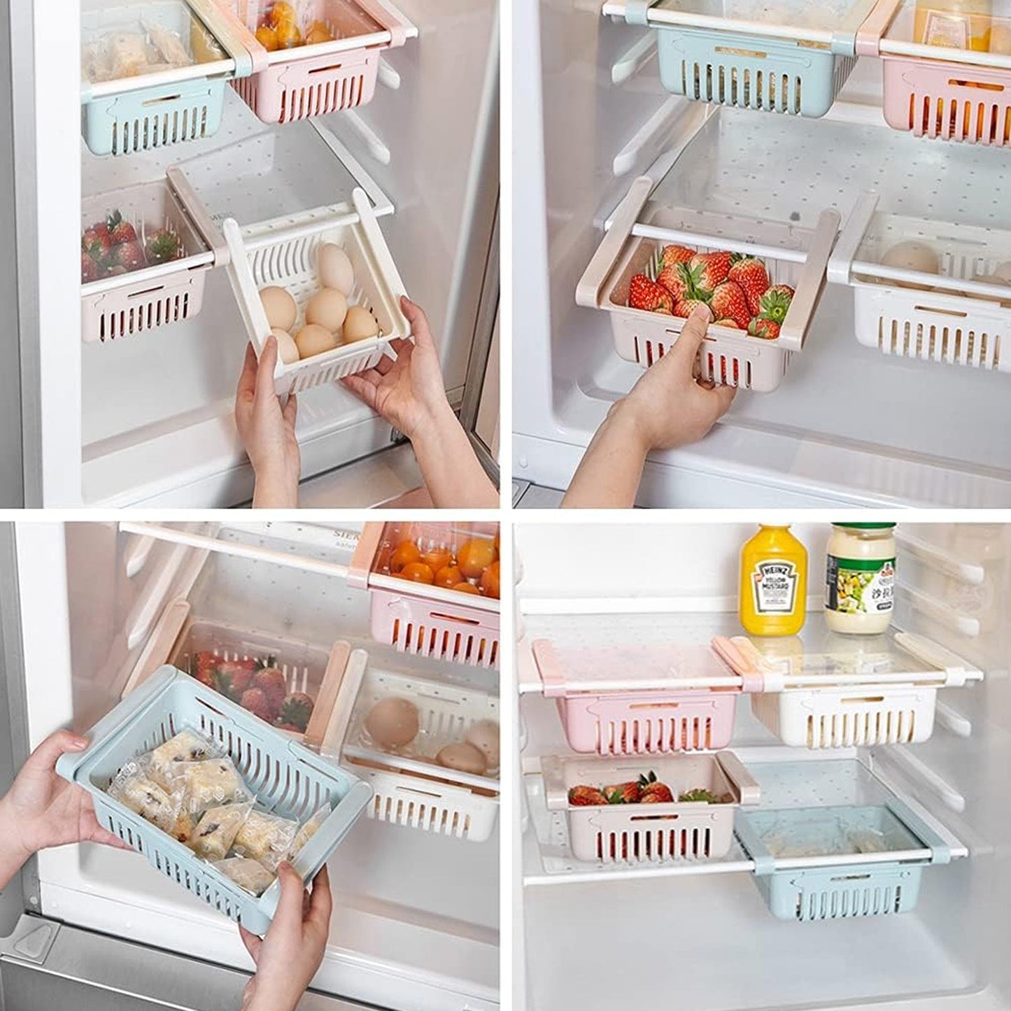 AM7775 Adjustable Fridge Storage Rack (1pc)