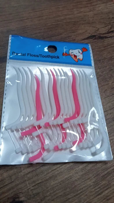 1096 Dental Floss Picks Toothpick Tooth Thin Thread Flossers Sticks
