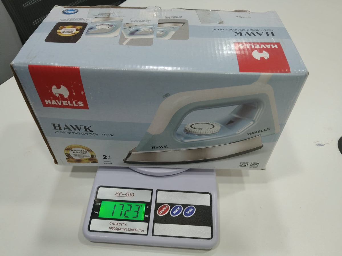 AM6800 Havells Hawk 1100 watt Heavy Weight Dry Iron