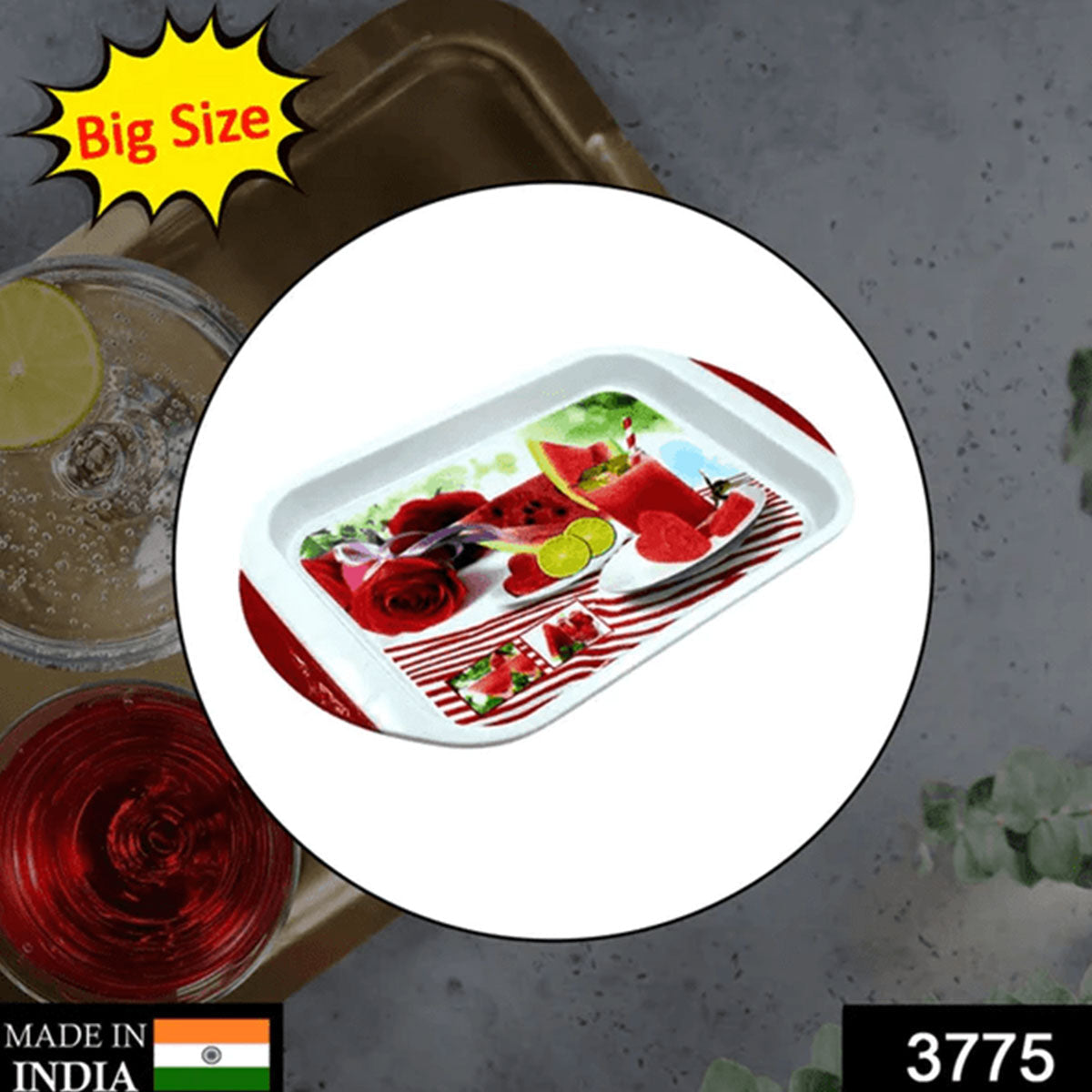 3775 New Swagat Serving Tray (Large)