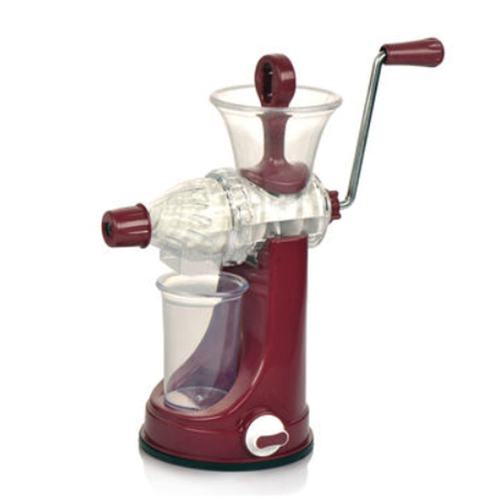 7017 Manual Fruit & Vegetable Juicer and Blender with Steel Handle (Multi Coloured)