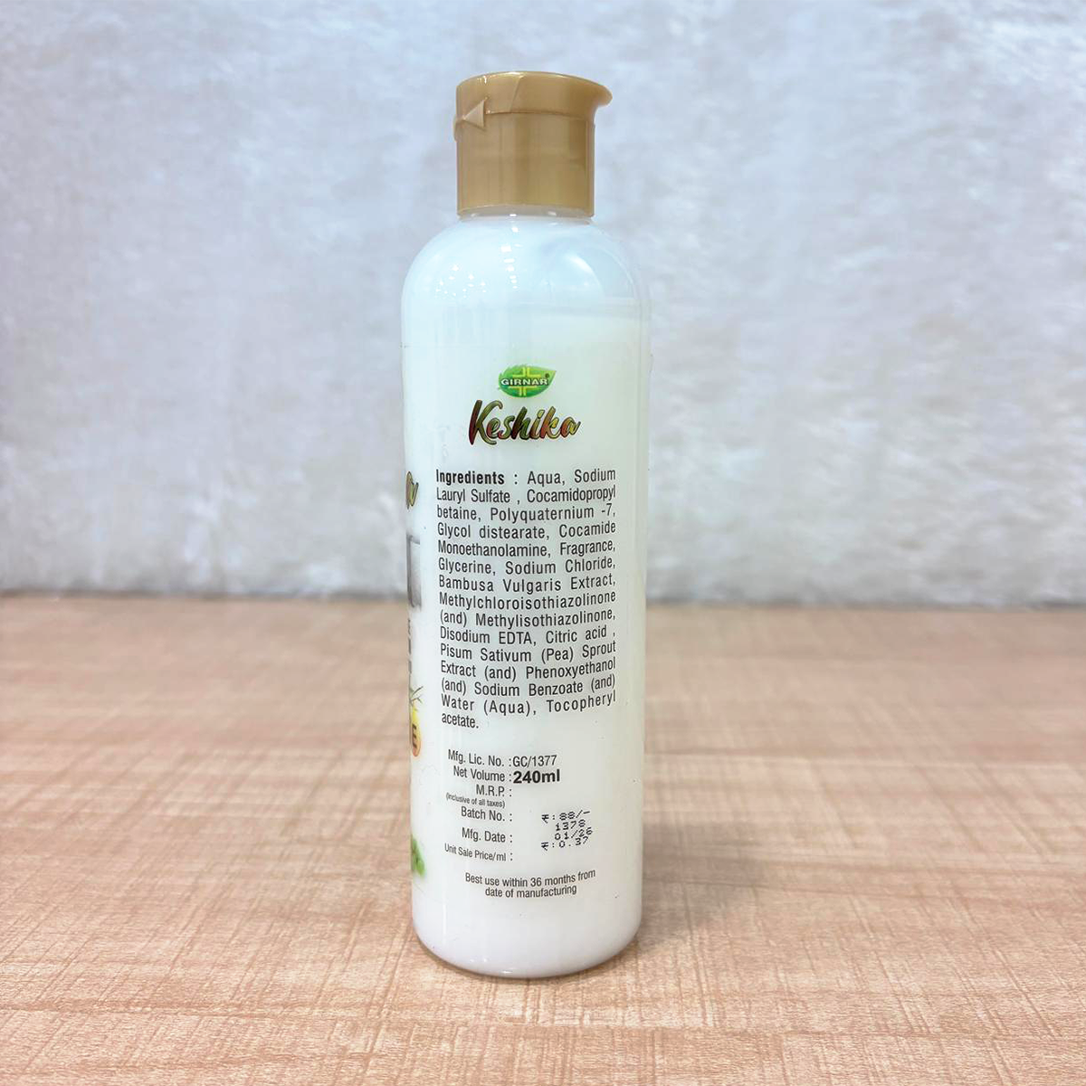 AM6680 Girnar Keshika Bamboo Shampoo for Strong & Dense Hair (240ml)