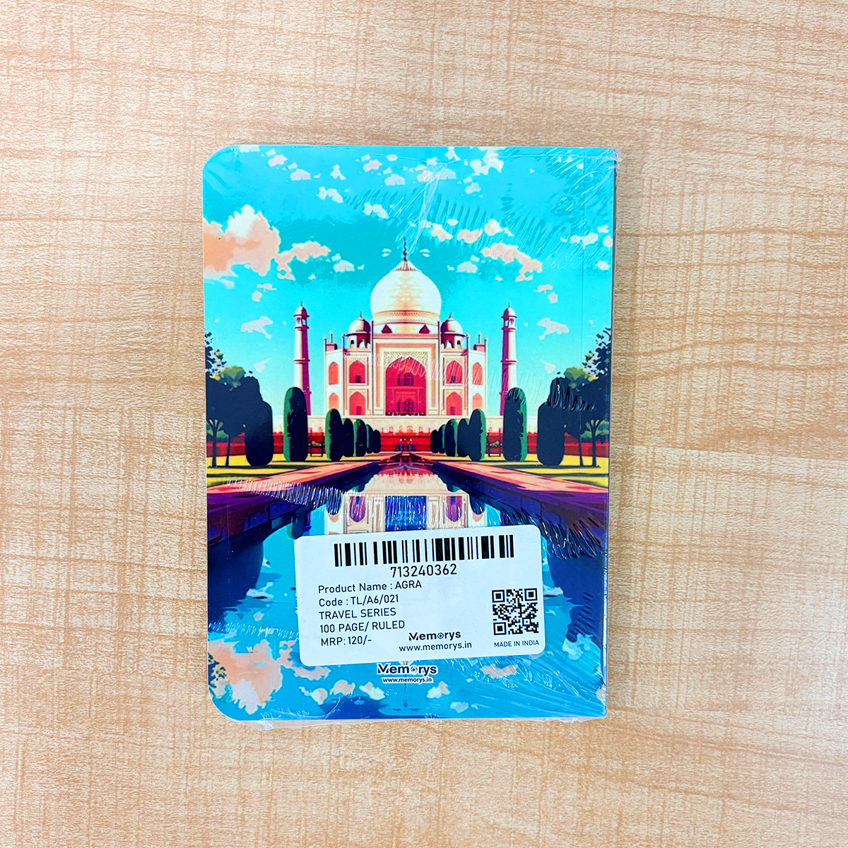 AM6650 Mix-Design Travel Series A6 Notebooks - 1pc