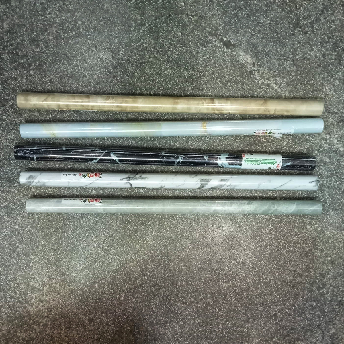 AM5867 Multi-Design Marble Foil Kitchen Stickers (60CM X 2M) - 1 Piece