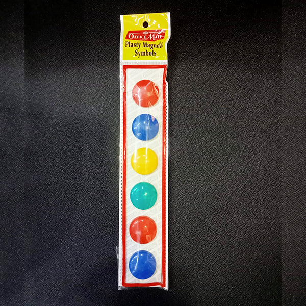 AM5056 Durable Magnetic Button Set for Kid's Experiments (6 Pc, Round Shape)