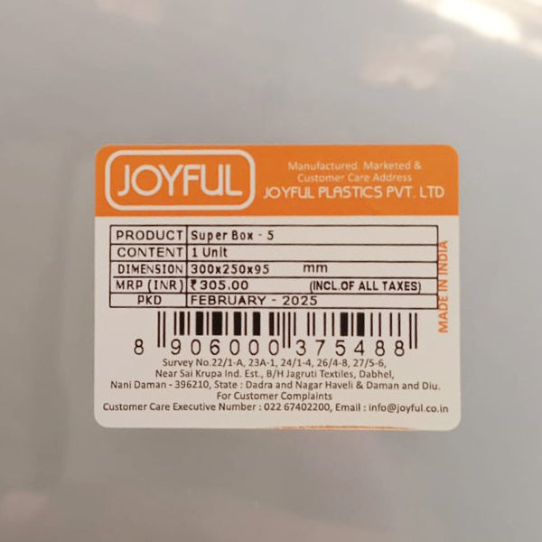 AM3955 Joyful Super Box (5 Shrink)