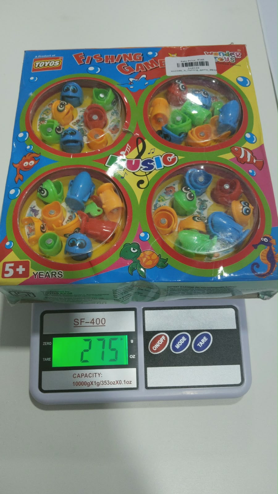 TM0246 Multiplayer Fishing Set with Colorful Fish and Rods
