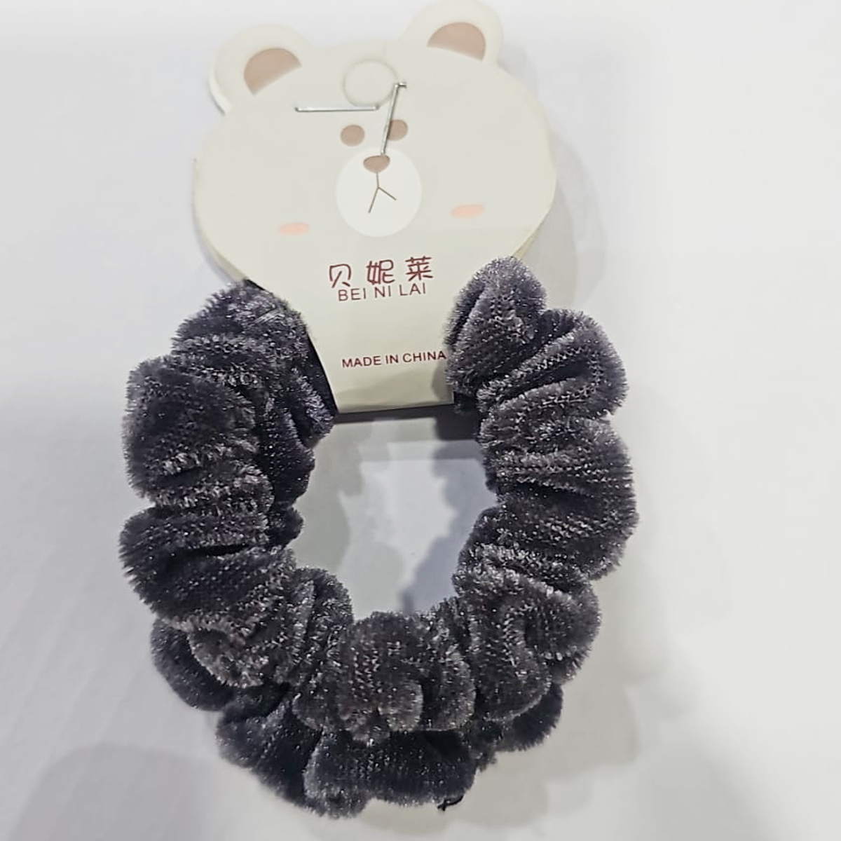 AM1038 2 Pcs Hair Ties Velvet Scrunchies, Elastic Flannelette Hair Bands Scrunchy Hair Ropes Women Hair Accessories