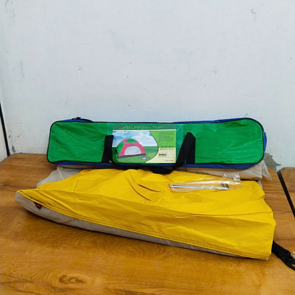 AM5409 Picnic Camping Portable Tent (6 Person) Velkro Polyester Waterproof 6 Person Tent