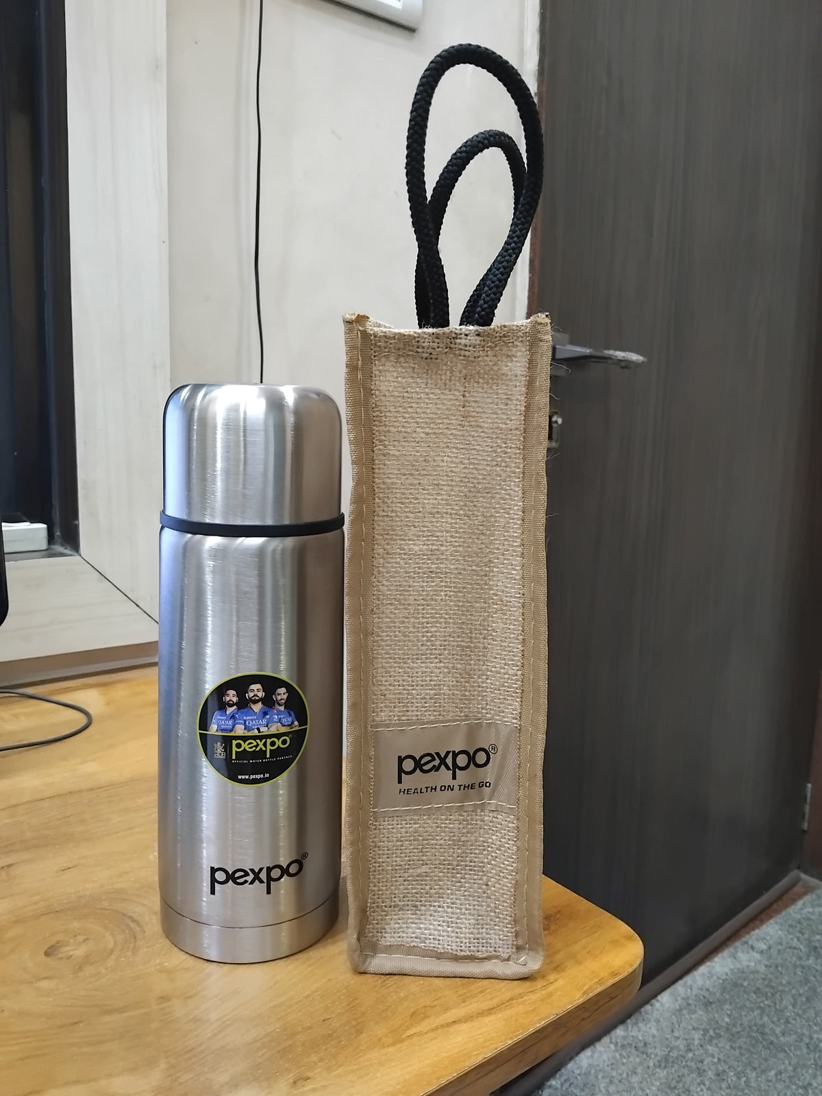 AM2788 Pexpo Flamingo Thermo SS Water Bottle Vaccum Insulated 750ml