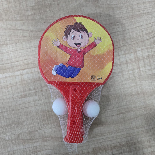 AM7077 Kid's Cartoon Table Tennis Set (2 Paddle & 2 Balls) - Small