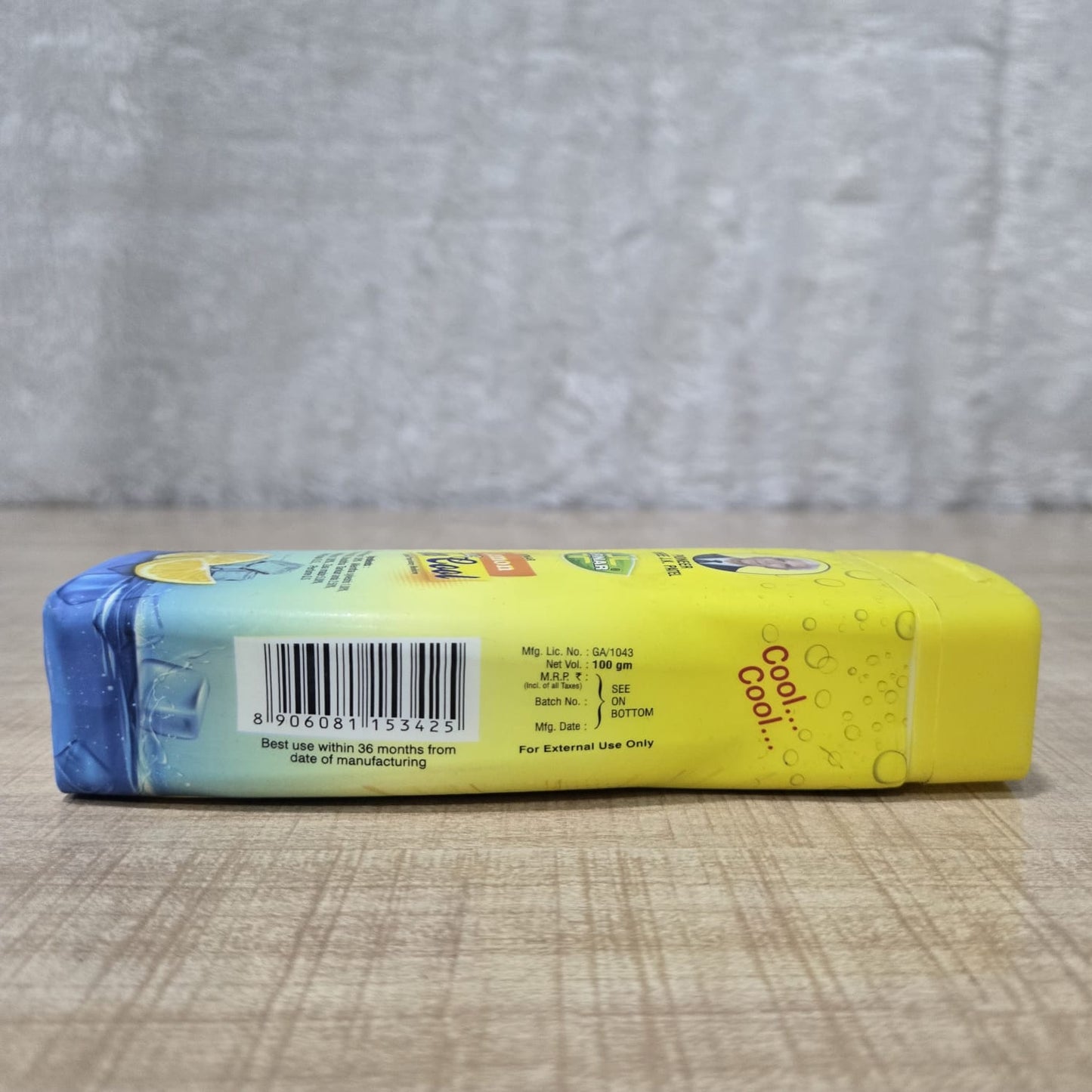 AM7083 Girnar Lemon Ice Cool Prickly Heat Talc Powder (100gm)