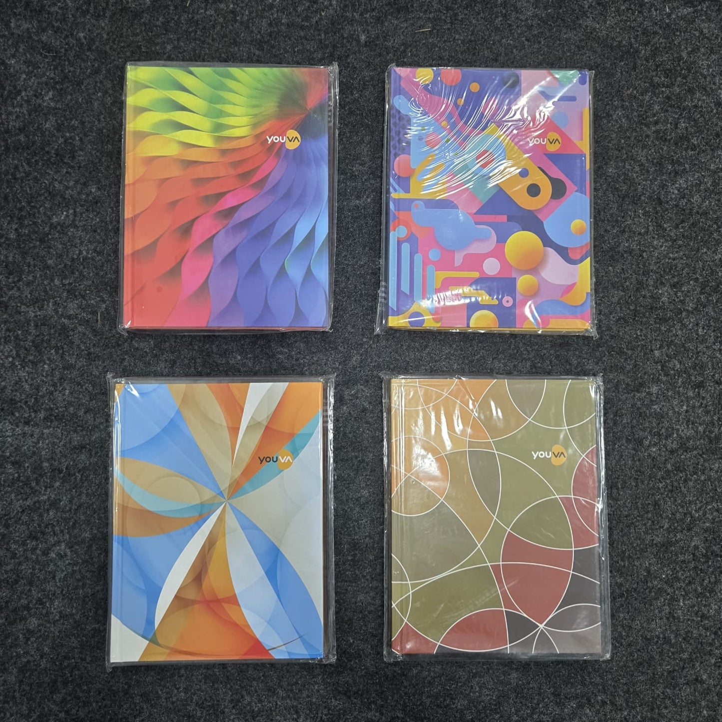 AM7202 Youva Case Bound 16x21cm Single Line diary (192 Pages)