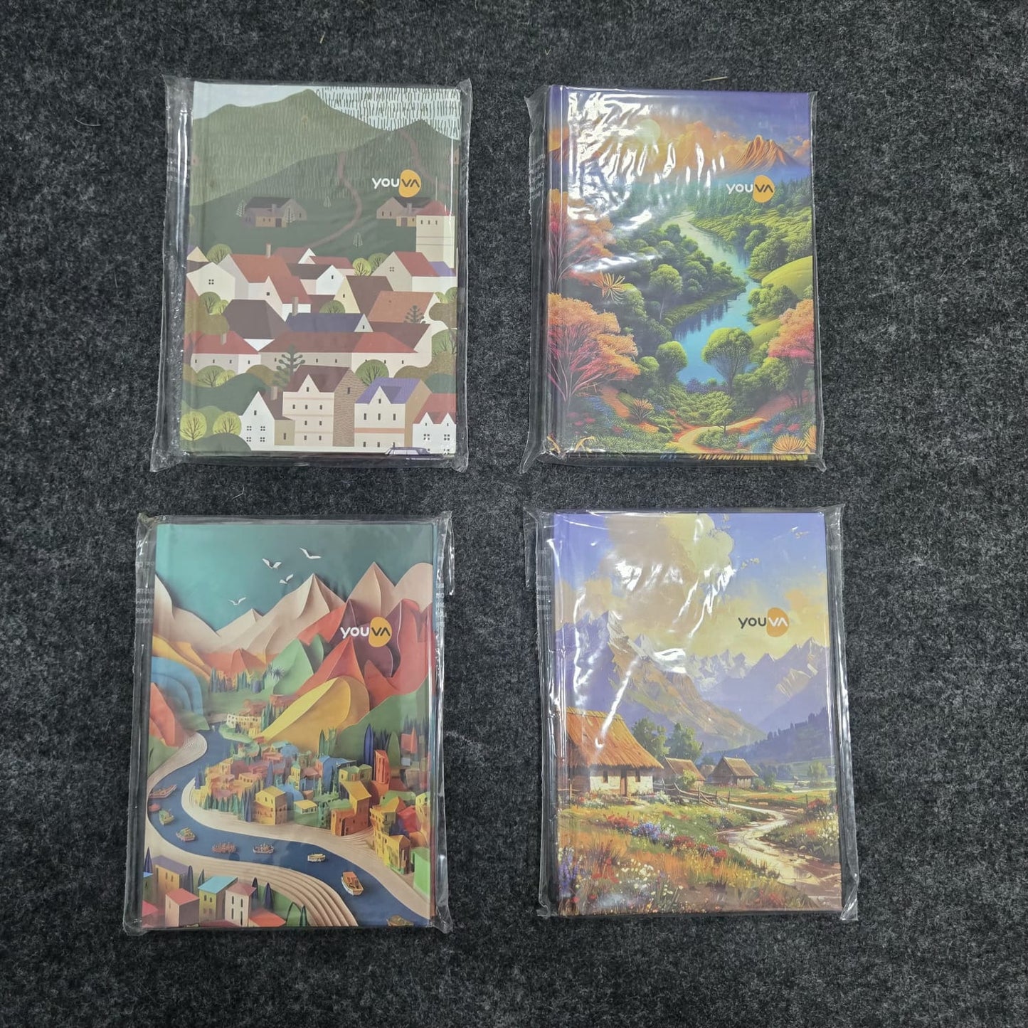 AM7203 Youva Case Bound B6 diary - 192 Pages (Single Line)