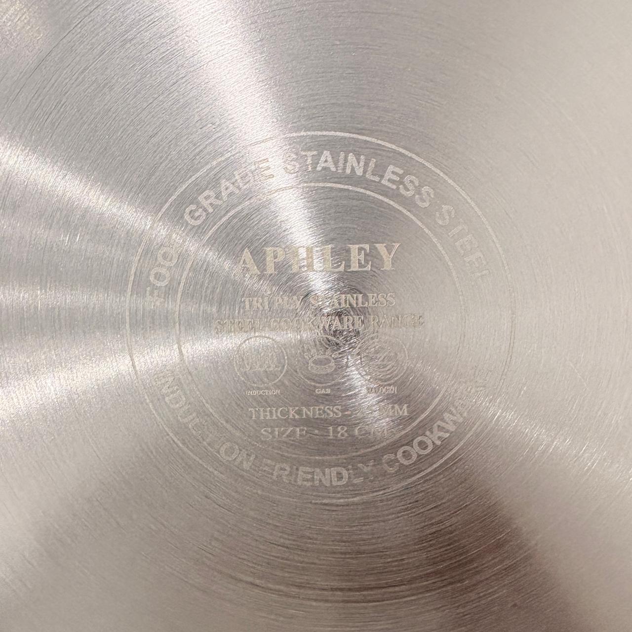 AM7304 Tri-Ply Stainless Steel Saucepan - 18cm