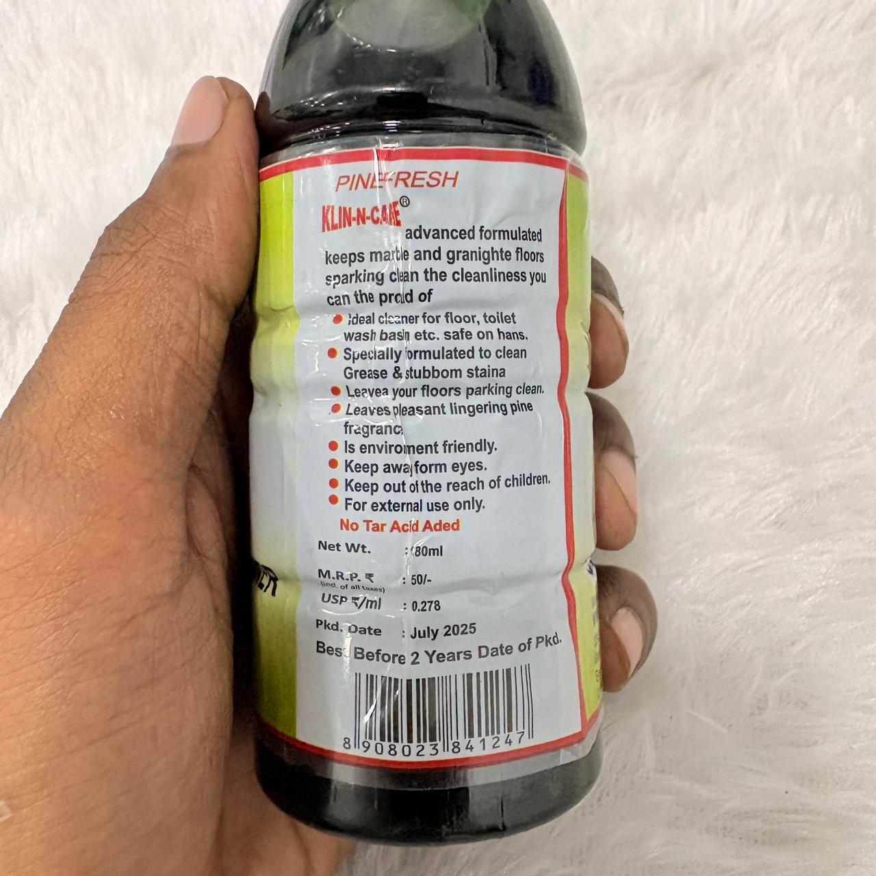 AM7320 Klin-N-Care Pine Fresh Green Floor Cleaner (180ml)