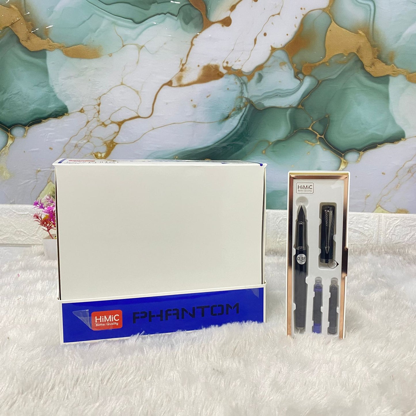 AM7522 HiMiC Ultra-Fine 0.38mm Fountain Pen Executive Gift Set ( 1 - Pcs )
