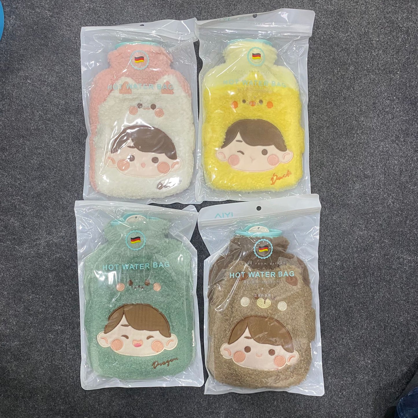 AM7531 Plush Character Hot Water Bag 1-PCS