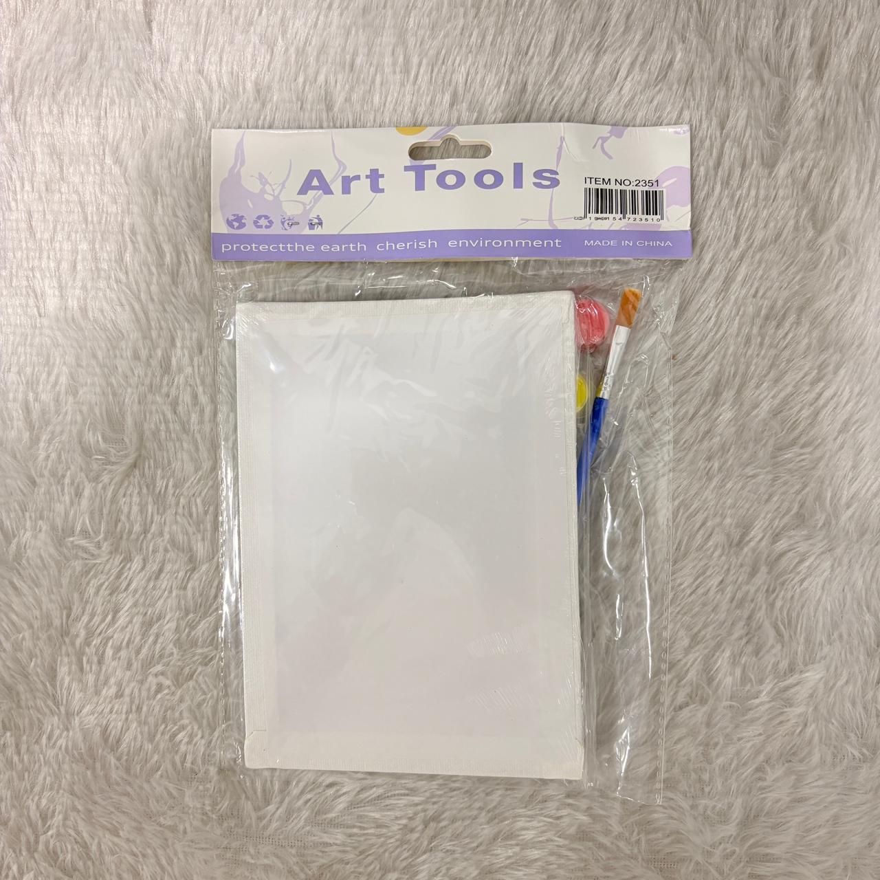 AM7535 Kids' DIY Canvas Painting Kit – Bee & Bear Theme