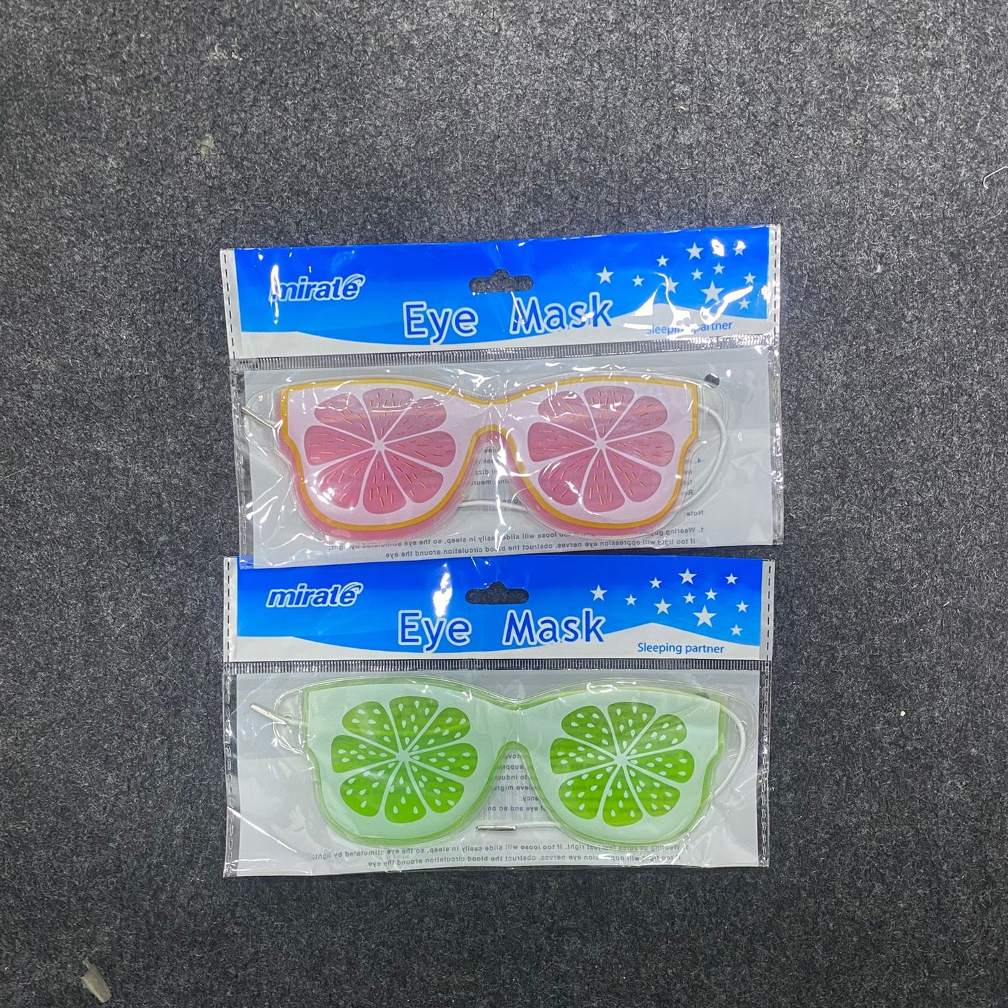 AM7565 Mirale Fruit-Themed Cooling Gel Eye Mask for Sleeping & Relaxation (1-Pcs)