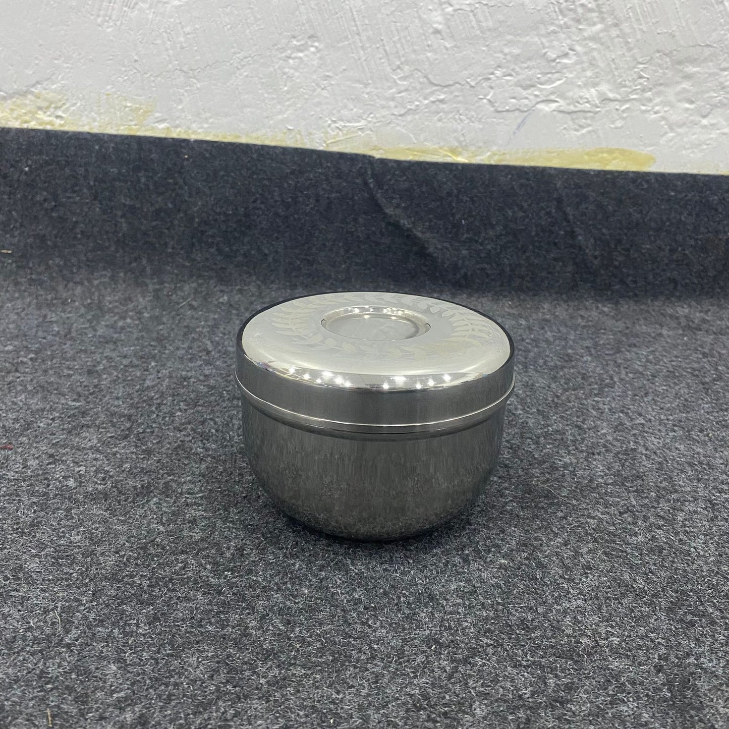 AM7572 Premium Stainless Steel Deep Storage Dabba with Laser Design Lid | Mirror Finish Multi-Purpose Kitchen Container
