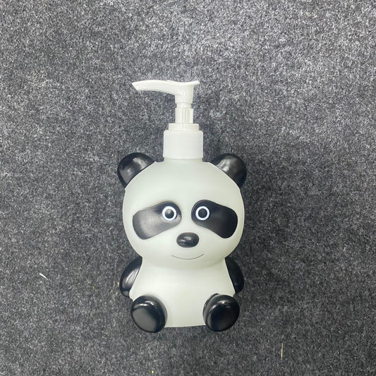 AM7634 Cute Plastic Liquid Hand Soap / Shampoo Dispenser Pump Bottle For Kids Bathroom