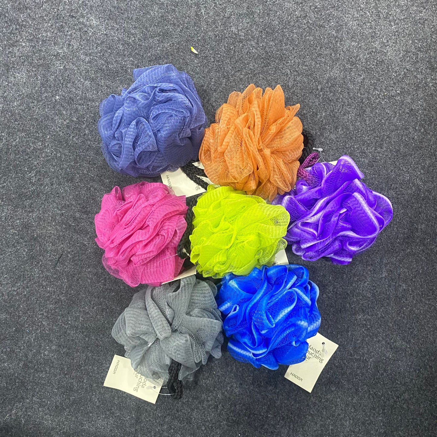 AM7635 Soft Mesh Bath Loofah Sponge For Gentle Exfoliation And Rich Lathering Body Wash