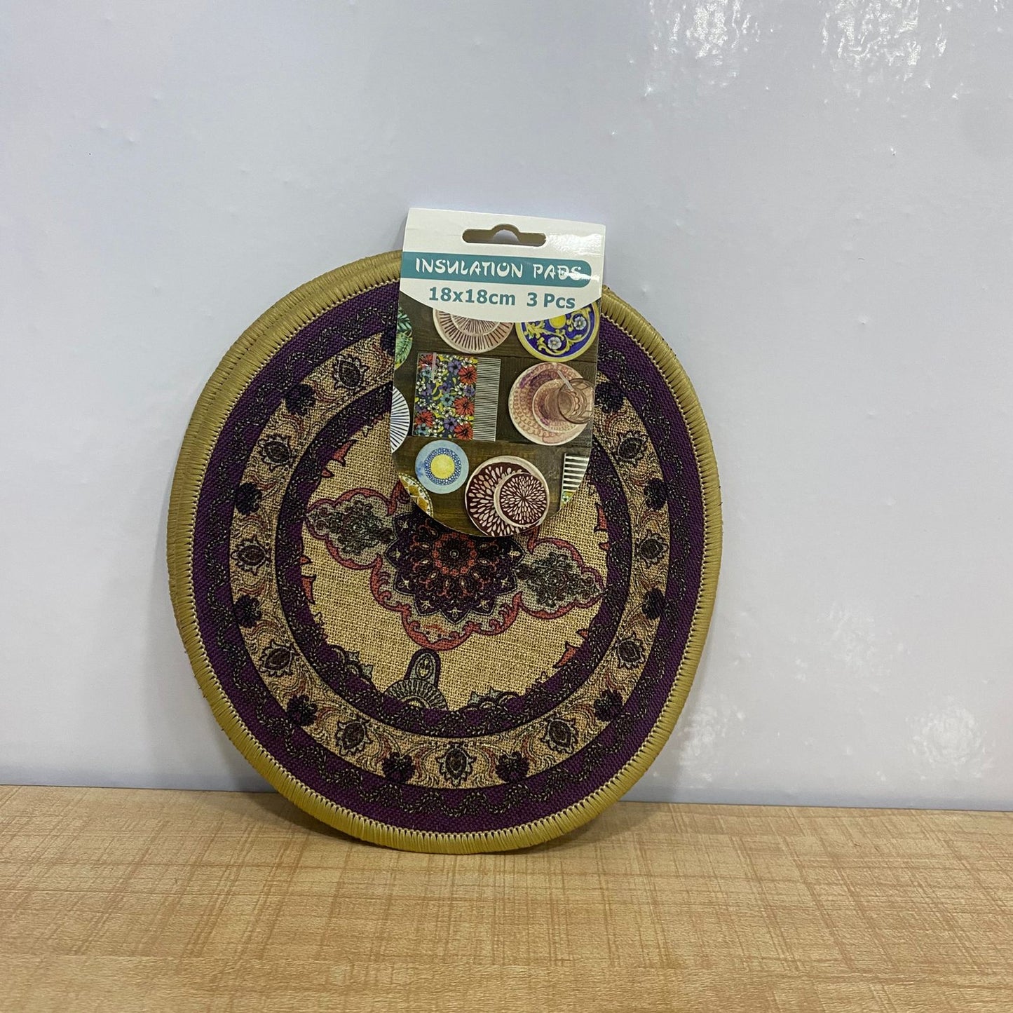 AM7706 Round Heat Insulation Pads - 18x18cm (Pack of 3)
