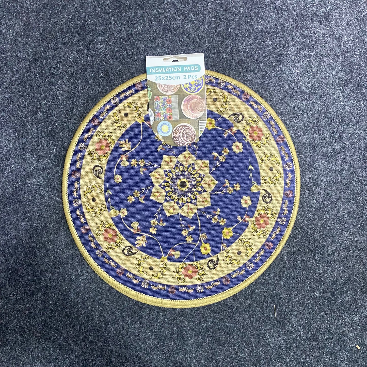 AM7707 decorative heat resistant thermal insulation pads for protecting kitchen surfaces and dining tables