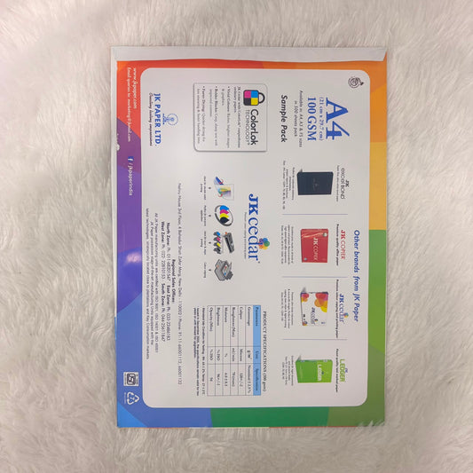 A06550 JK Cedar A4 Premium Copier Paper (100 GSM, 500 Sheets)