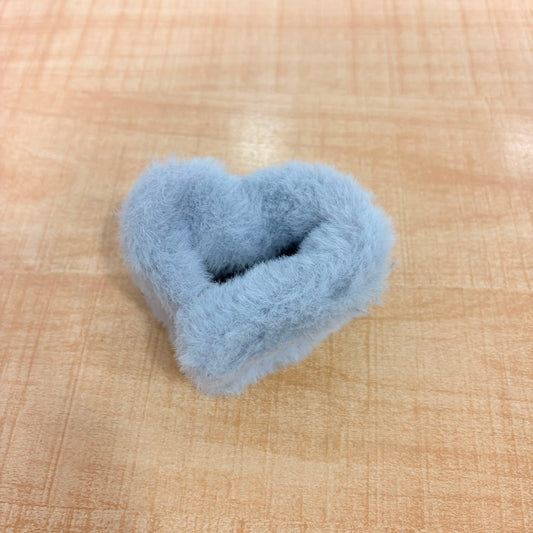A06716 Plush Furry Hair Claw Clips – Soft Faux Fur Hair Catch Jaw Clips for Women & Girls