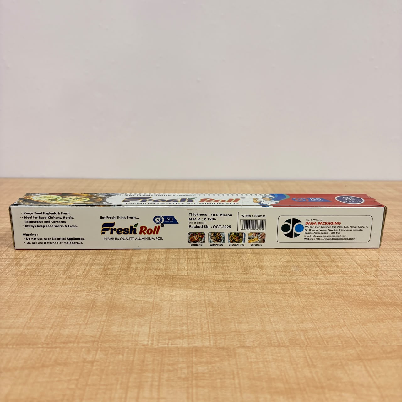 3197 Aluminium Foil 9 Metre for Food Packing , Wrapping, Storing and Serving
