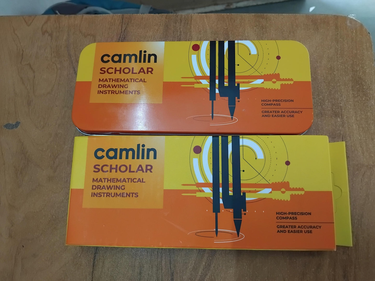AM3301 Camlin Scholar Mathematical Drawing Instruments Box