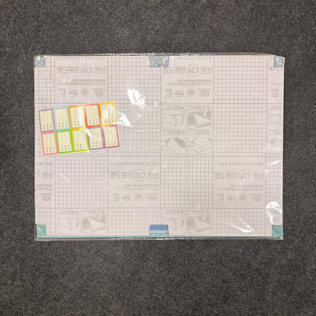 3026 Transparent Paper Sticker Book Cover Film Clear Matte for Craft 10Pcs (47 × 34 cm, A-4 Size)