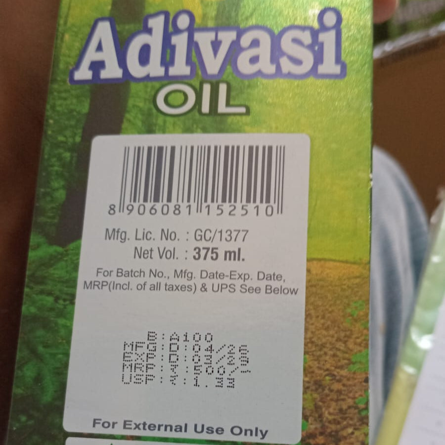 AM6672 Girnar Adivasi Herbal Hair Oil (with 100ml Free Lauki Shampoo) - 375ml