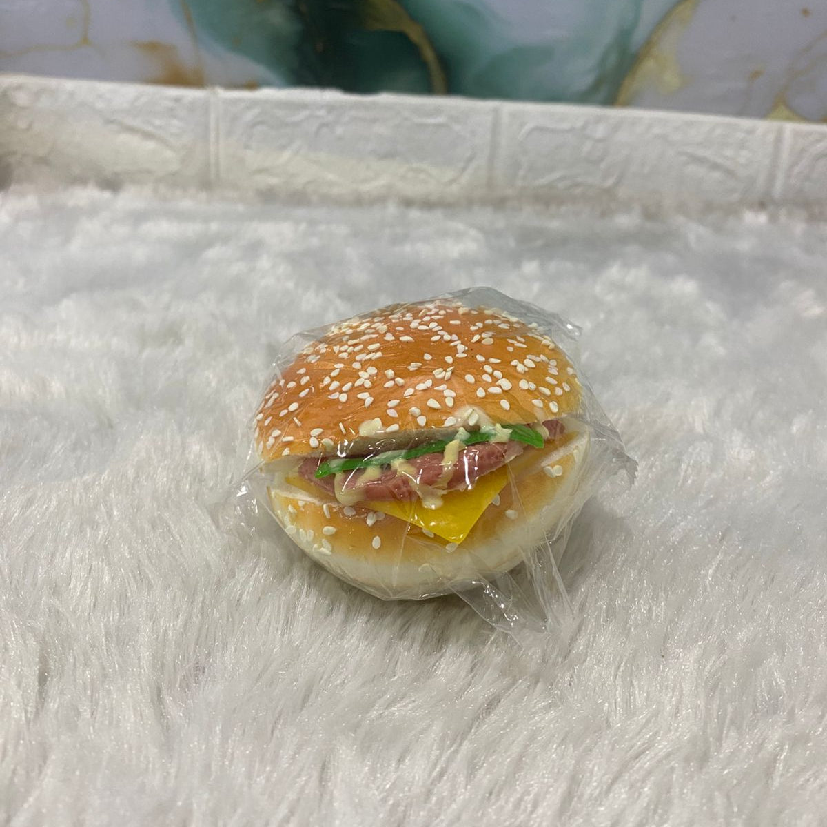 AM7512 Realistic 3D Donut Fridge Magnet - Decorative Dessert Figurine for Home & Kitchen (1-Pcs)