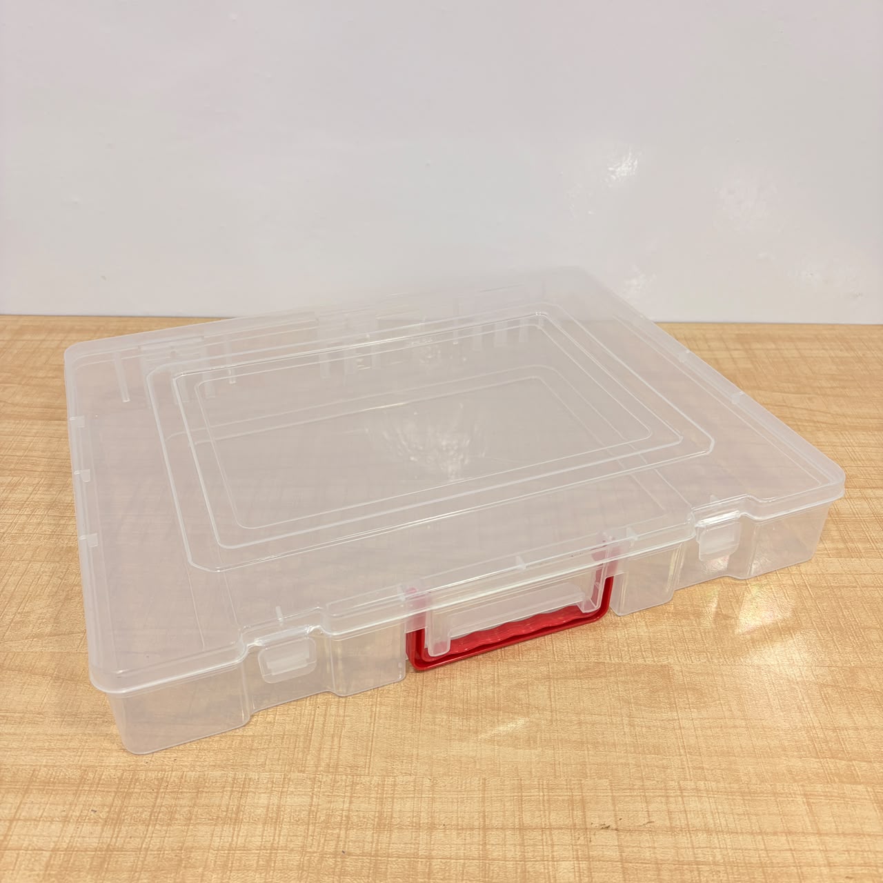 3848 Rectangular Plastic Storage Saree Box with Locks and Handle